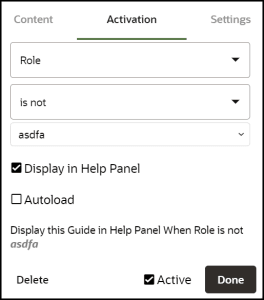 Role is not Role is not