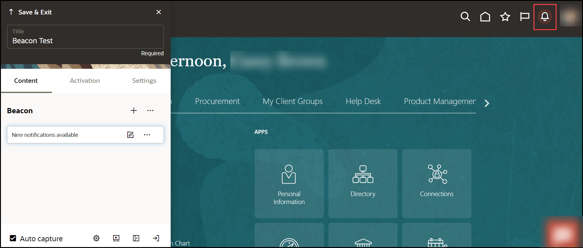 View Beacon View Beacon