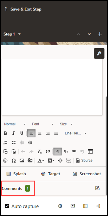 View number of comments