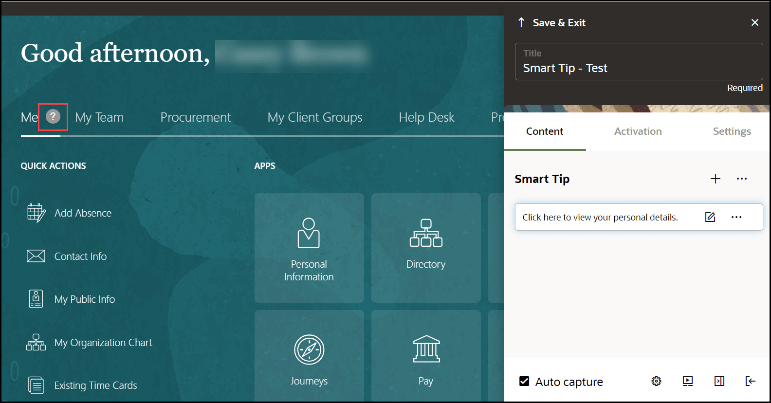 View smart tip View smart tip