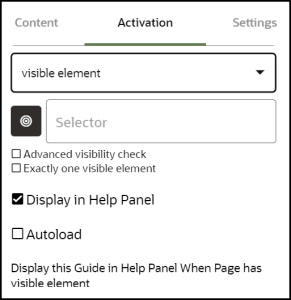 Visible element Visible element