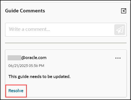 guide comments