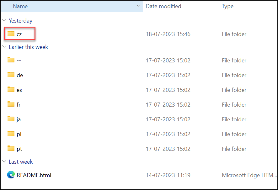folder