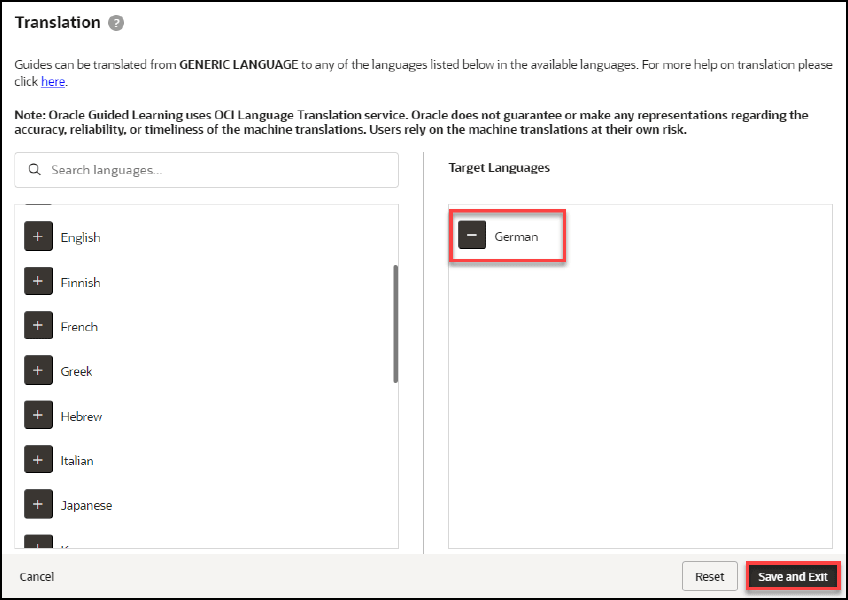 language