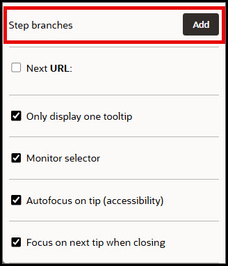 Add Step Branches