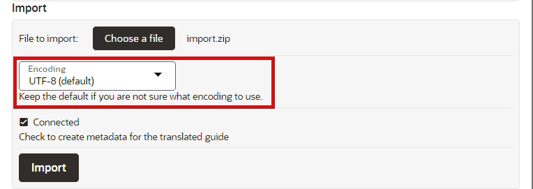 Import