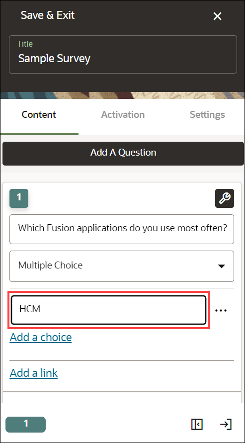 choice