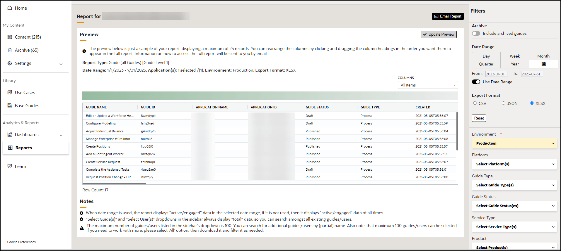 Reports Dashboard Reports Dashboard
