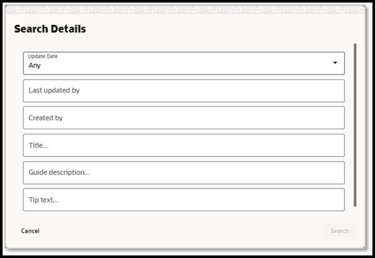 Search details Search details