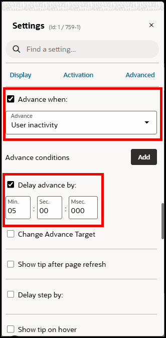 Delay Advance By Delay Advance By