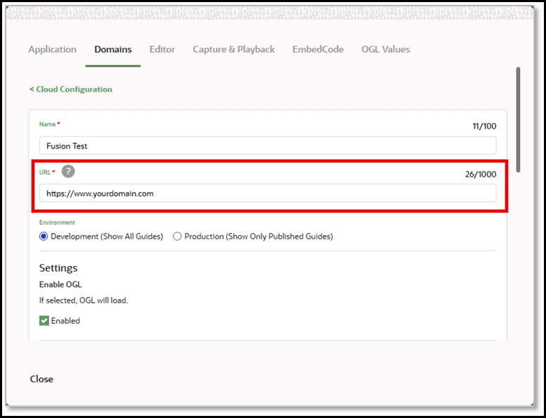 Domain URL Domain URL