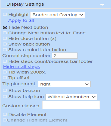 display settings display settings