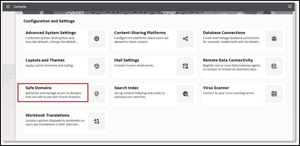 Safe Domains Safe Domains