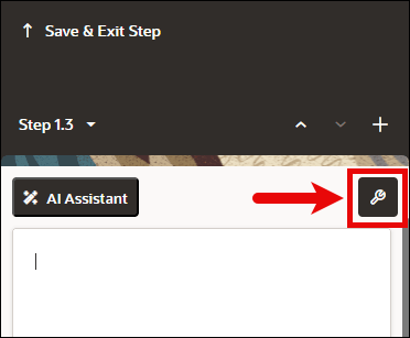 Step Settings Step Settings