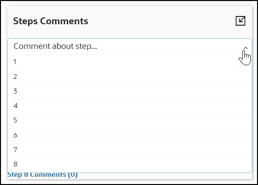 step comments