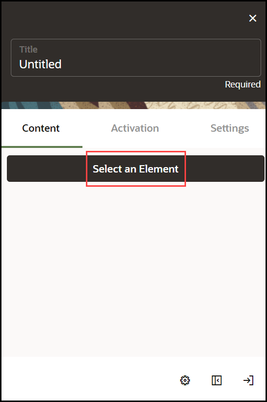 Select an Element