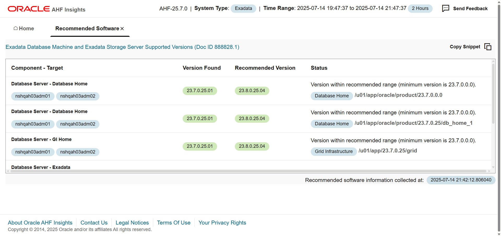 Lists recommended software and links to supported versions. Lists recommended software and links to supported versions.