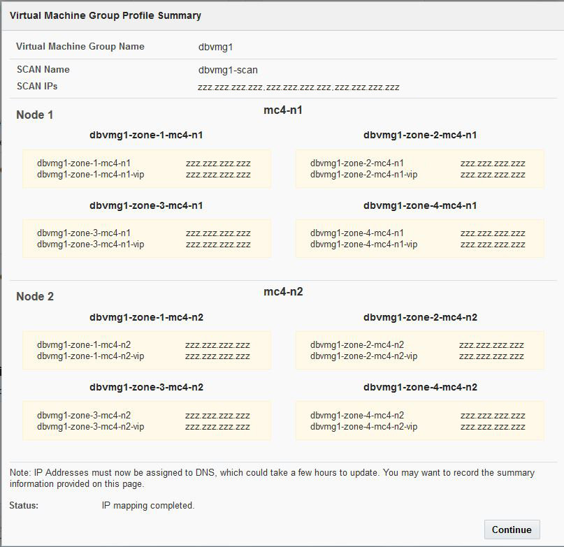 image:Figure showing the Virtual Machine Group Profile summary                             page.