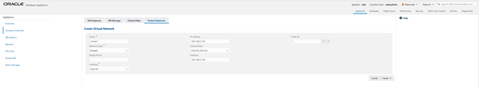Create Virtual Network