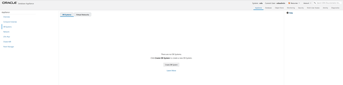 Create DB System