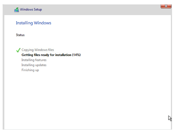 Description of windows_install_progress.png follows