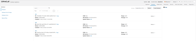 Databases Information
