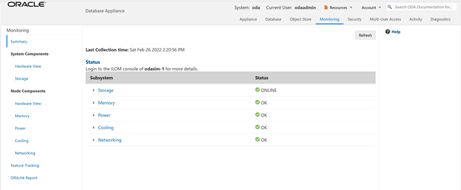 Configuration Status