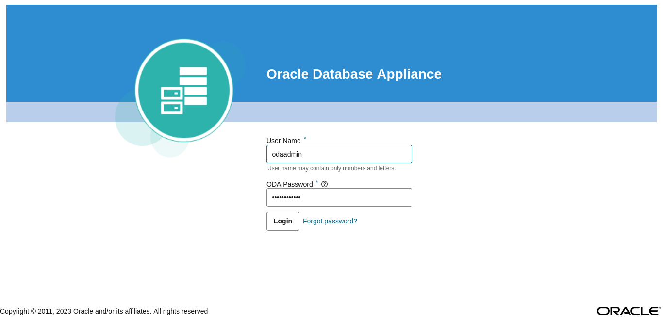 Description of login_after_configuring_oma.png follows