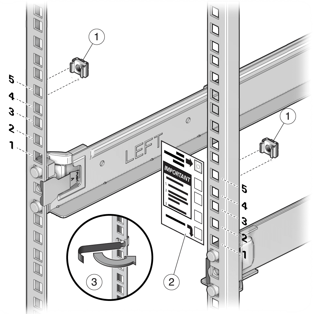 Description of g5890-install_cage_nuts.png follows Description of g5890-install_cage_nuts.png follows