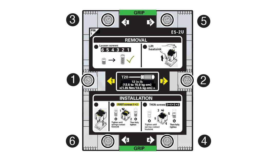 Description of aog-215_heatsink-screw-install-order.png follows Description of aog-215_heatsink-screw-install-order.png follows