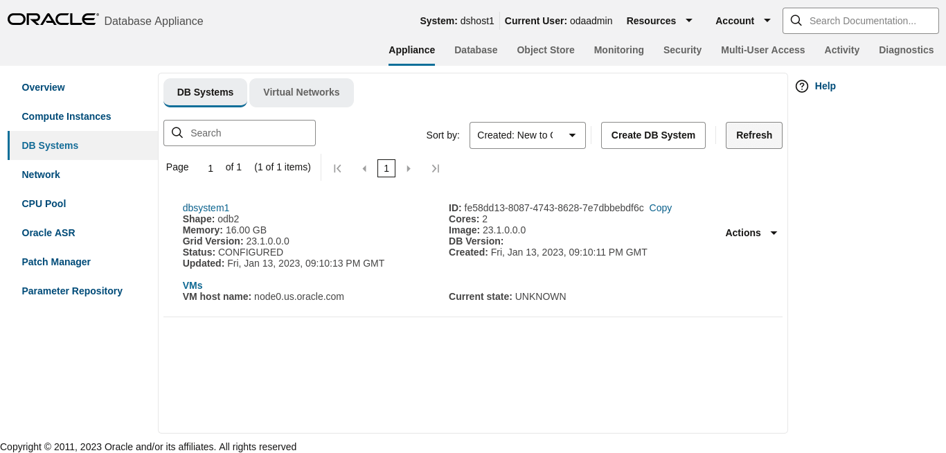 Description of bui_dbsystem_created_successfully.png follows Description of bui_dbsystem_created_successfully.png follows