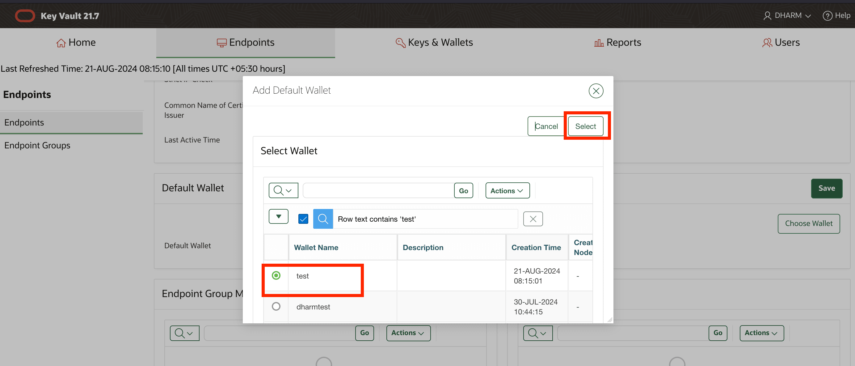 Description of okv_ui_set_default_wallet.png follows