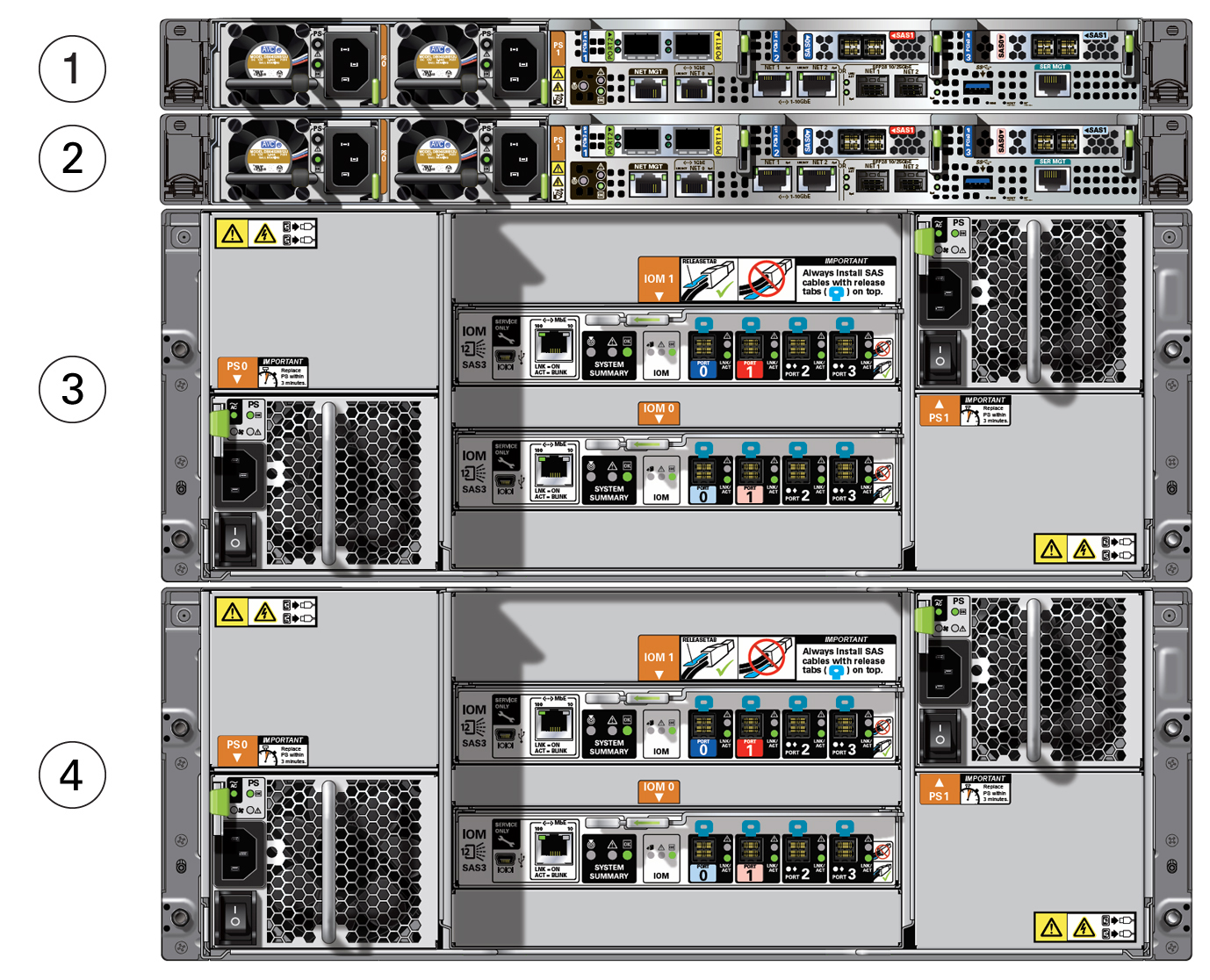 Description of gxxxx-x7-2ha_rear_view_2-shelves_callouts.jpg follows