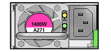 Figure showing power supply model A271.