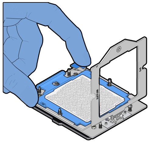 Figure showing tabs of the socket Rail Frame.