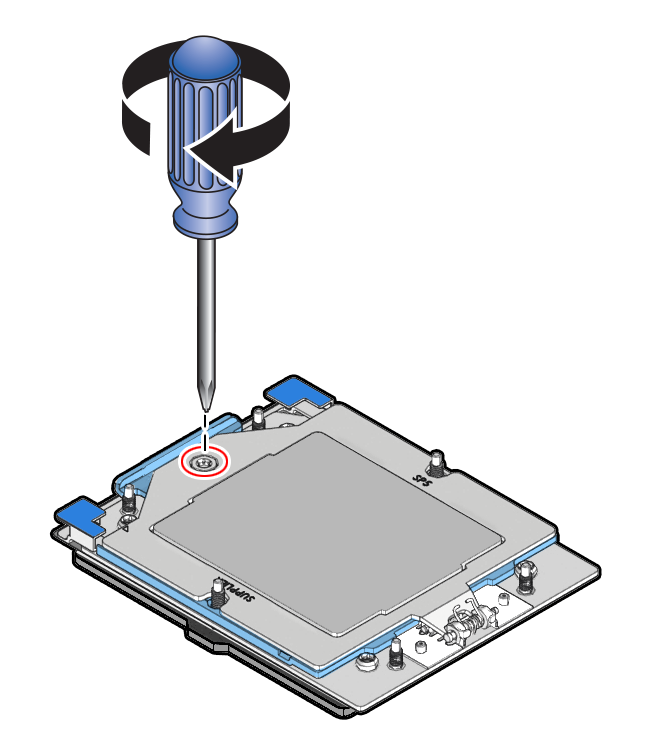 Figure showing the Force Frame being tightened.