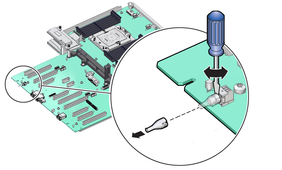 Figure of location of light pipe, and the motion to remove it.