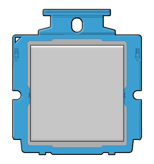 Figure showing the processor carrier frame.