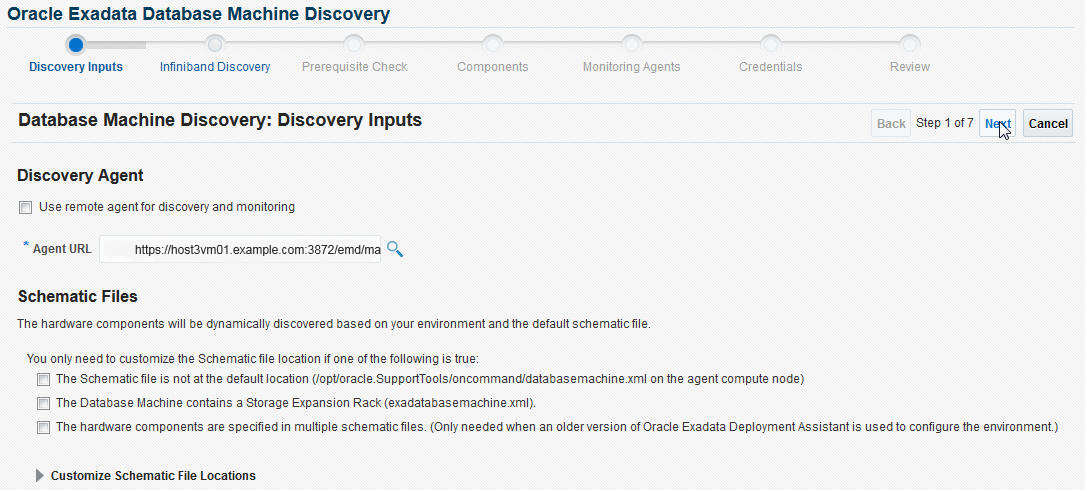 Database Machine Discovery: Discovery Inputs