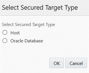 Select target type