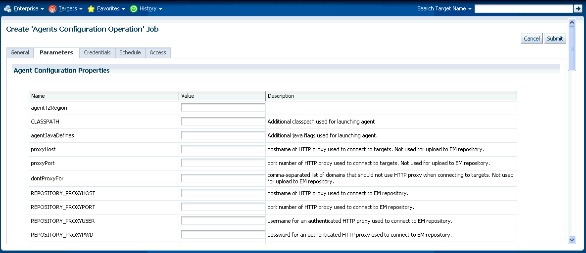 Agent Properties Page Agent Properties Page