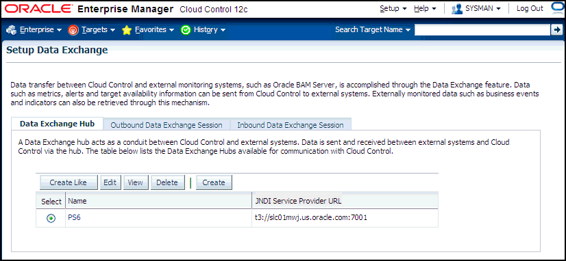 Set up the Data Exchange