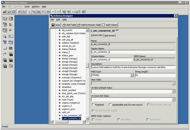 Example of New Column Input