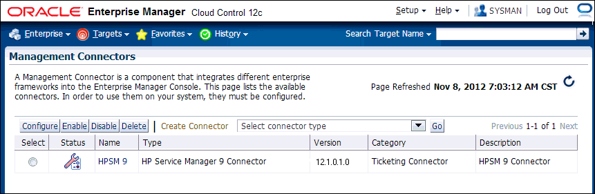disable hp connection manager
