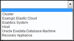 Select a System Type for ORAchk/Exachk Provisioning