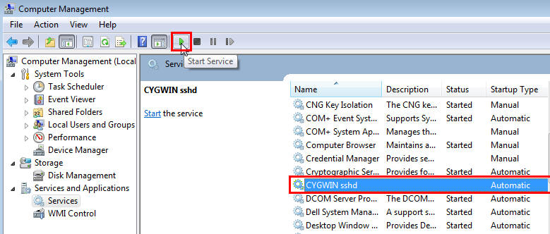Computer Management Window