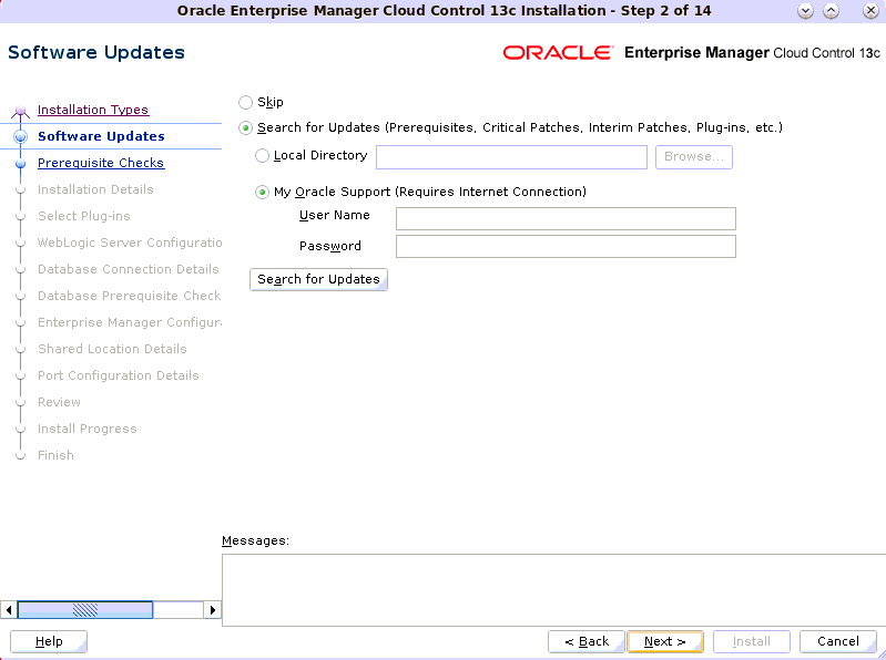 Install Software Updates