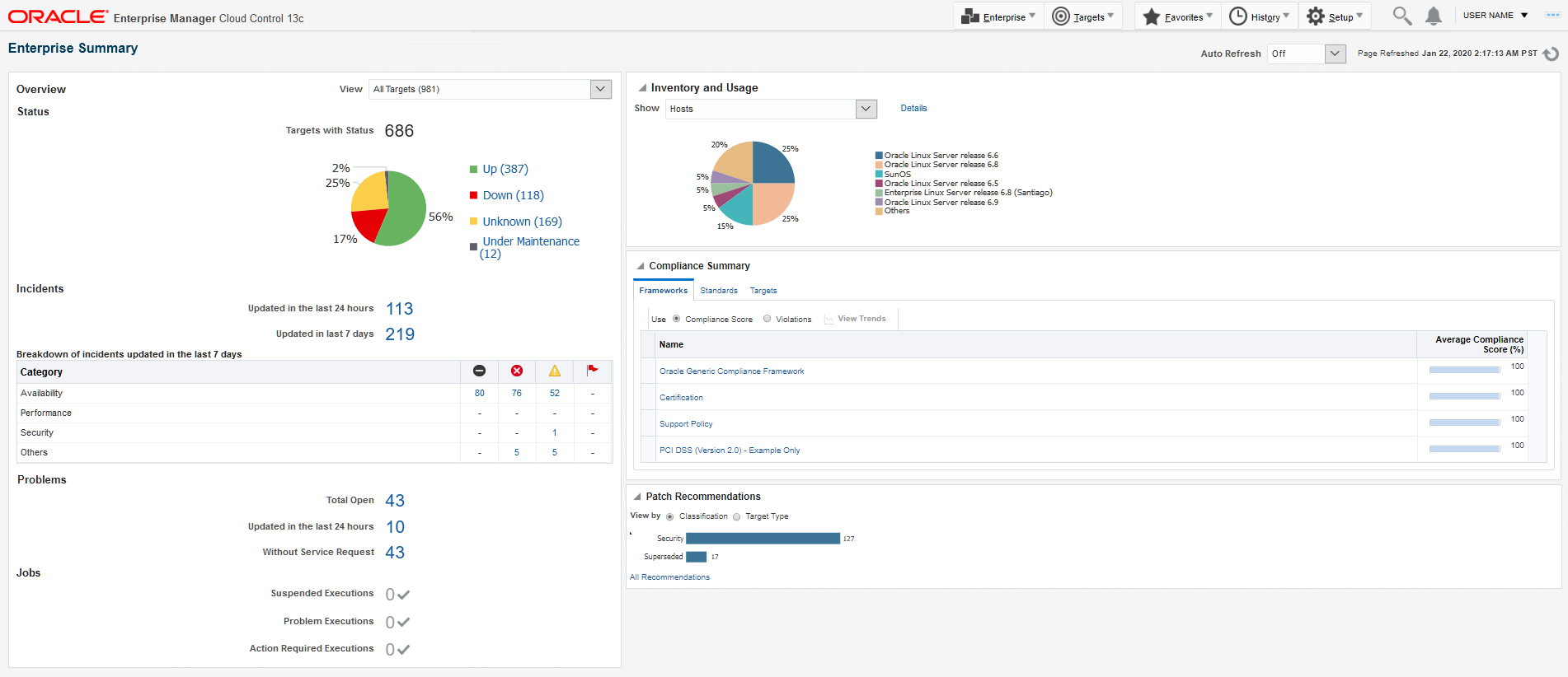 Enterprise Manager Cloud Control