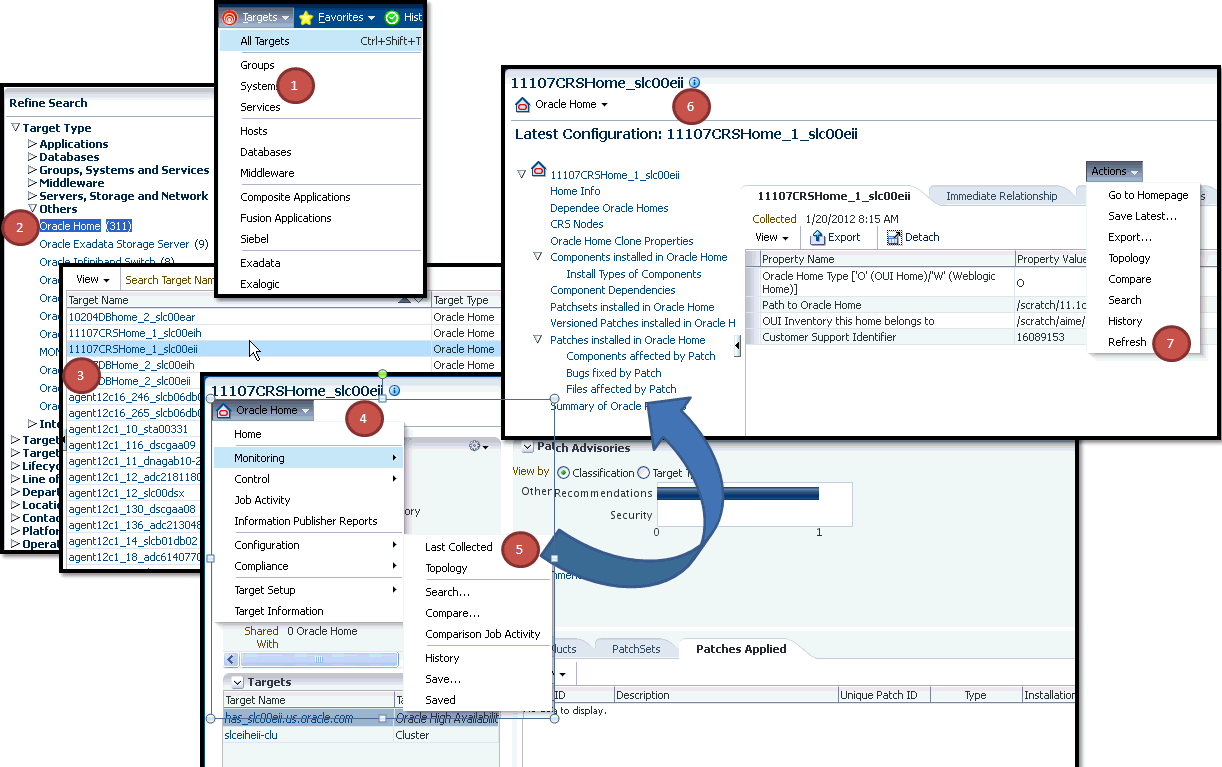 Refreshing Oracle Home Configuration