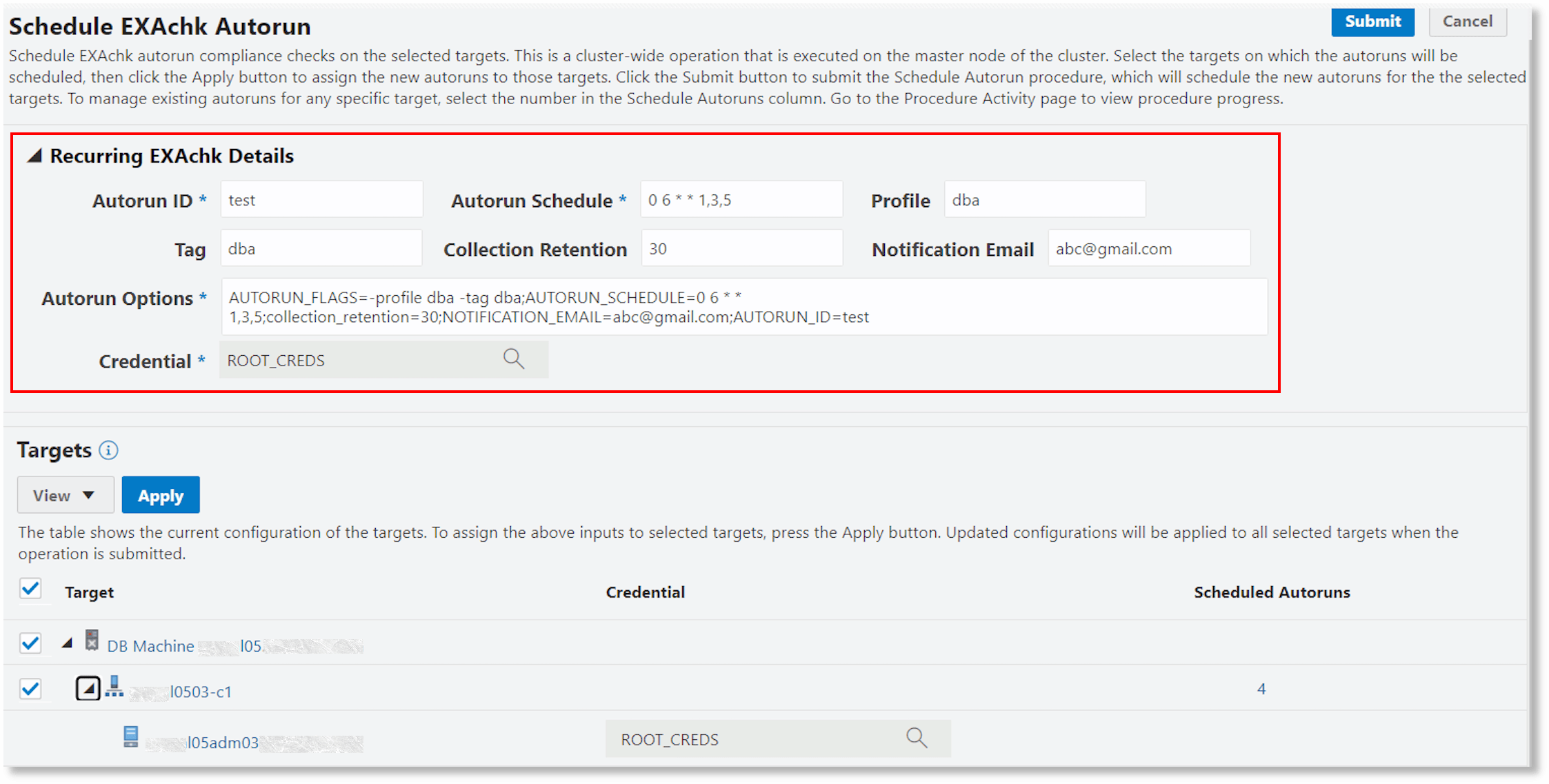 Schedule Exachk Autorun